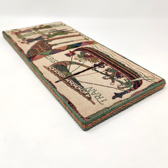 Traditional Tapestries Bayeux Tapestry Wall Plaque Textile Art Middle Ages ~6x13 - Picture 7 of 16